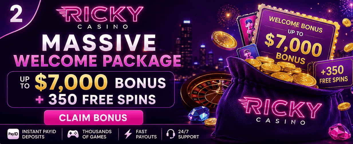 Ricky Casino &ndash; Massive Welcome Package